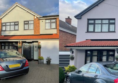 External wall insulation and render Nuneaton