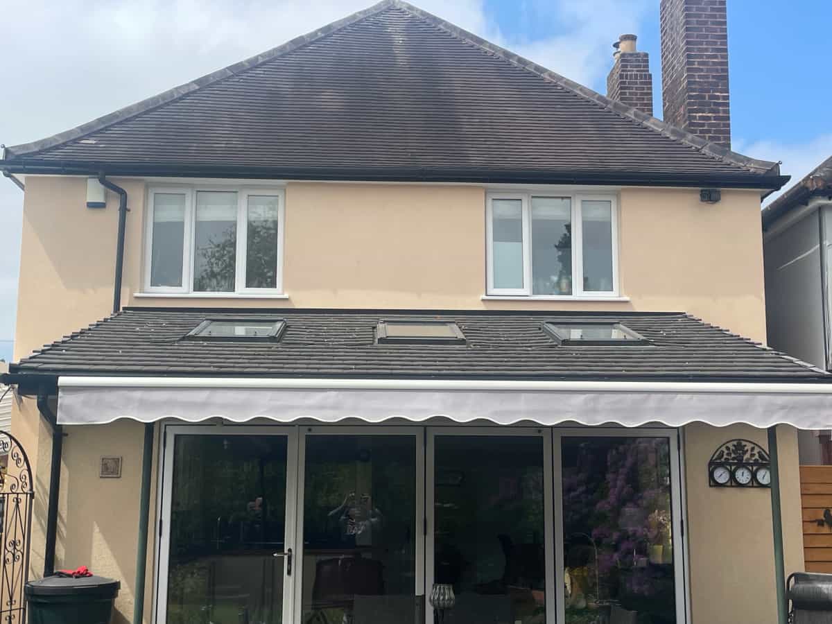 Brownhills WS8 6AT wall rendering job