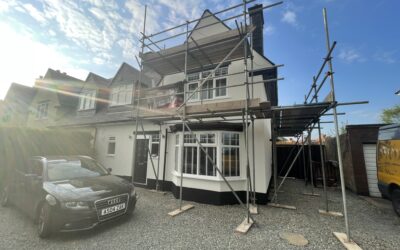 Wall rendering in London