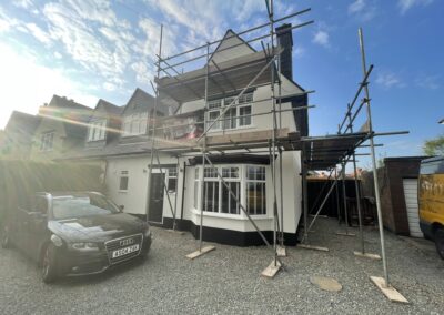 Wall rendering in London