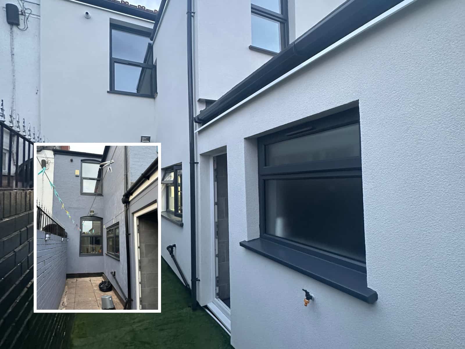 Birmingham wall rendering