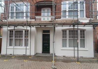 Wall rendering in London