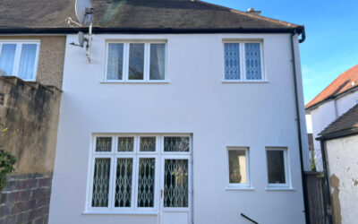 Wall rendering in London