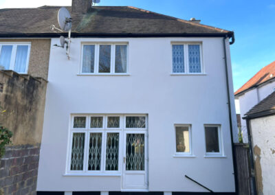 Wall rendering in London