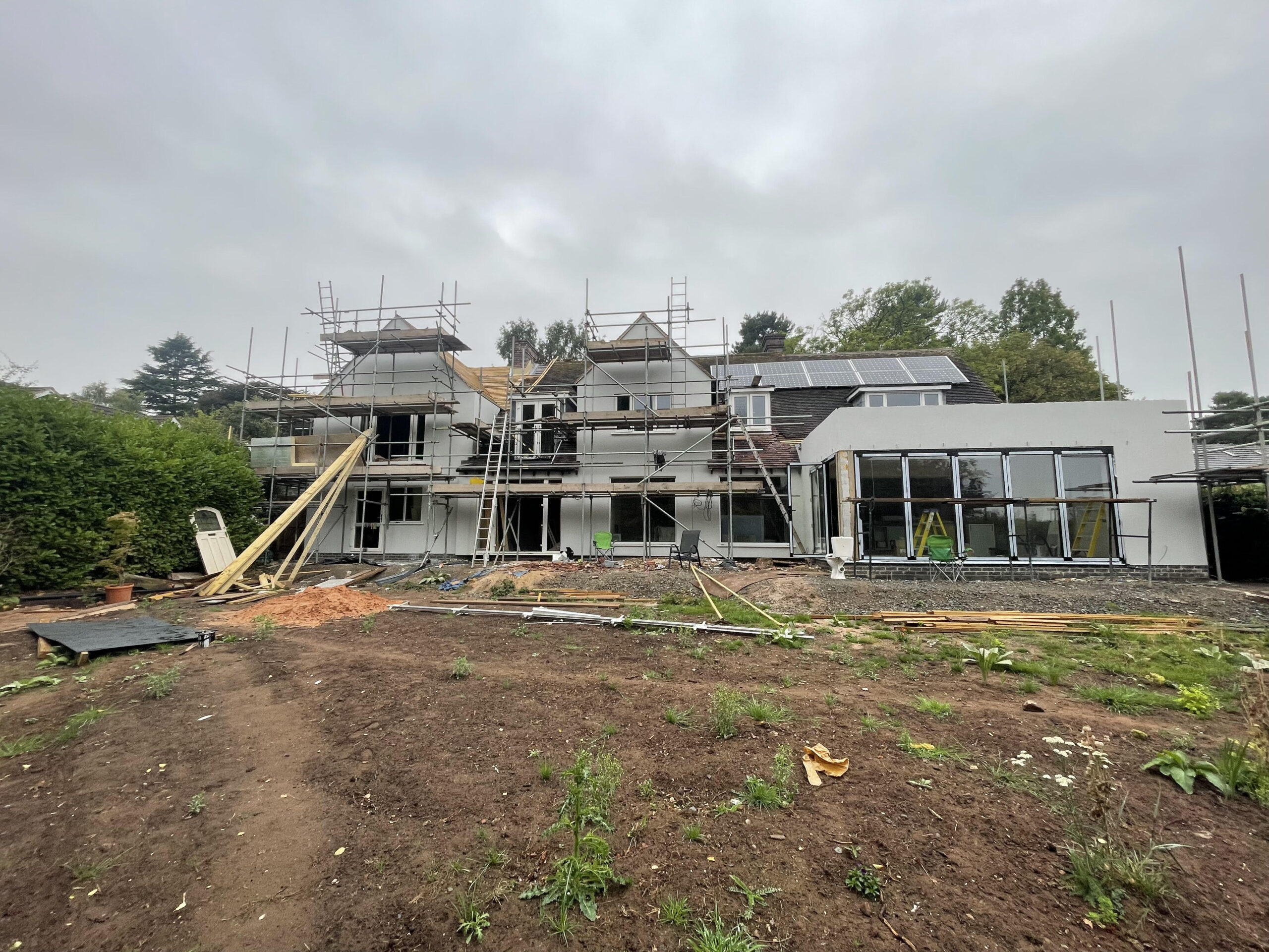 Lichfield wall rendering
