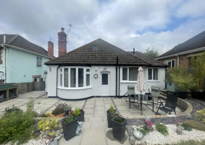 External wall insulation and render Leicester