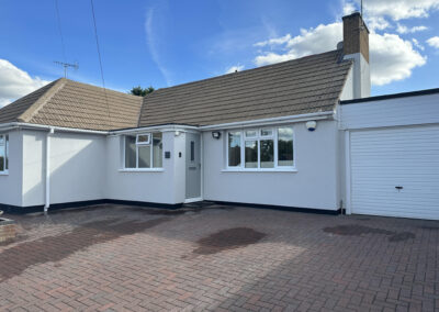 External wall render Leicester