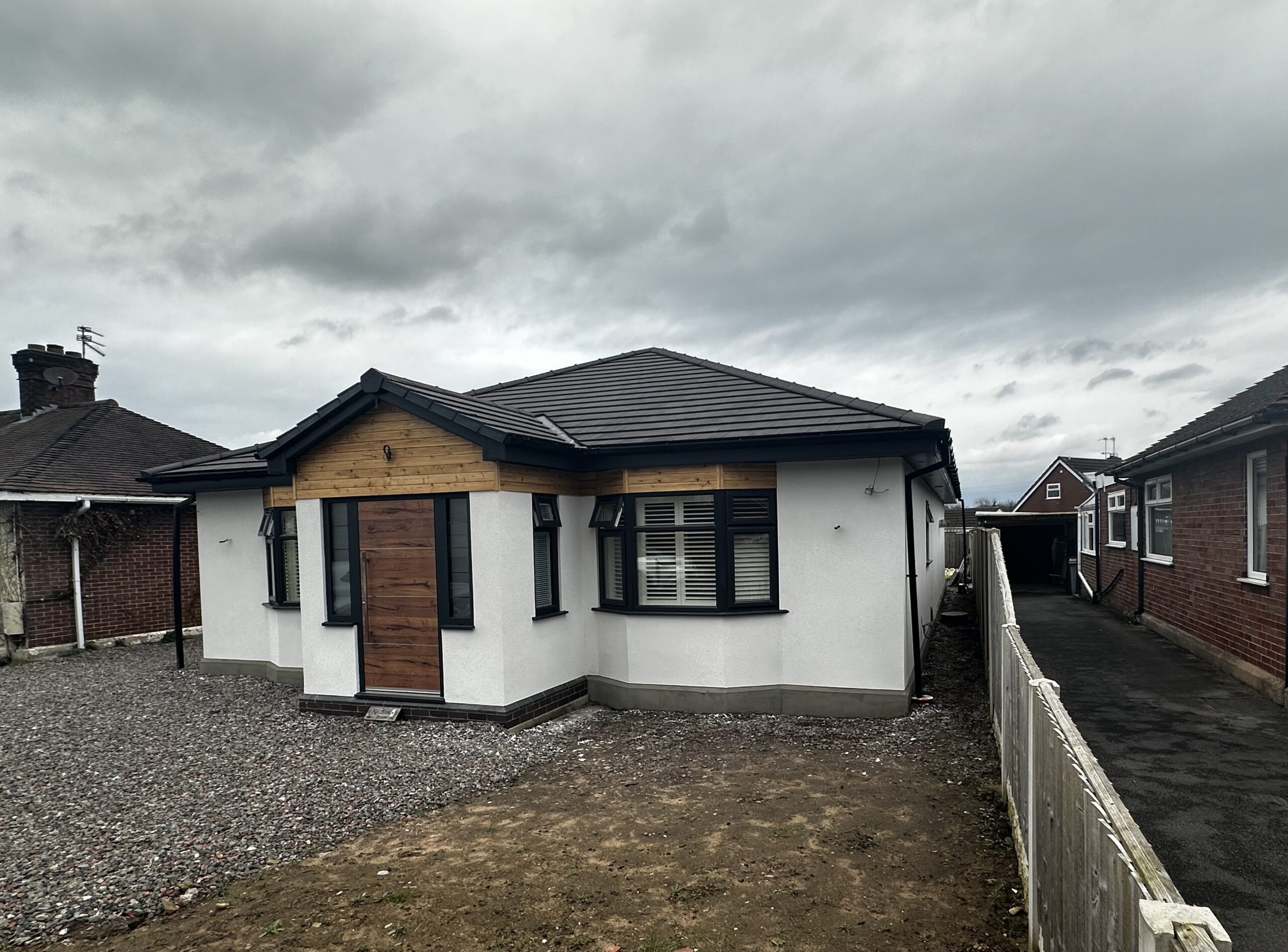 Sandbach wall rendering