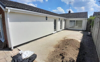 Silicon render and external wall insulation Charlton
