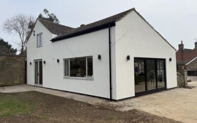 External wall rendering in Brafield-on-the-Green