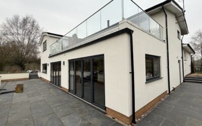 External wall rendering in Tiffield