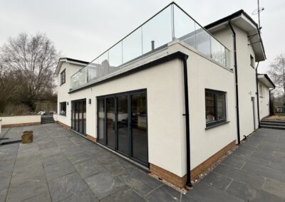 External wall rendering in Tiffield