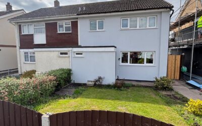 External wall rendering in Norton Canes