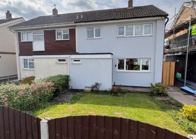 External wall rendering in Norton Canes