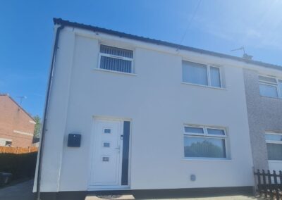 External wall rendering in Kidsgrove