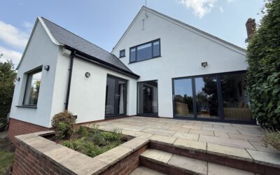 External wall rendering in West Bridgford